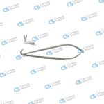 JACOBSON Micro scissors flat handle delicate blades 90 deg angled