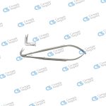 JACOBSON Micro scissors flat handle fine blades 90 deg angled