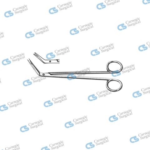 POTTS-SMITH Vascular scissors 40 deg angled