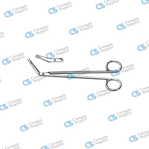 POTTS-SMITH Vascular scissors 25 deg angled