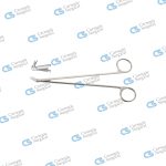 DIETHRICH-HEGEMANN Coronary scissors nano blades, deg V-neck angled