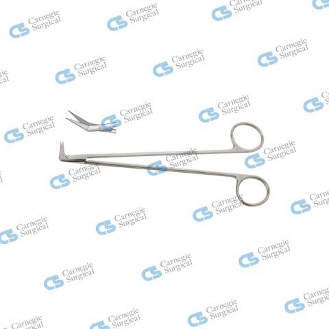 DIETHRICH-HEGEMANN Coronary scissors fine blades 25 deg angled