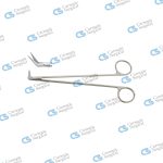 DIETHRICH-HEGEMANN Coronary scissors fine blades 45 deg angled