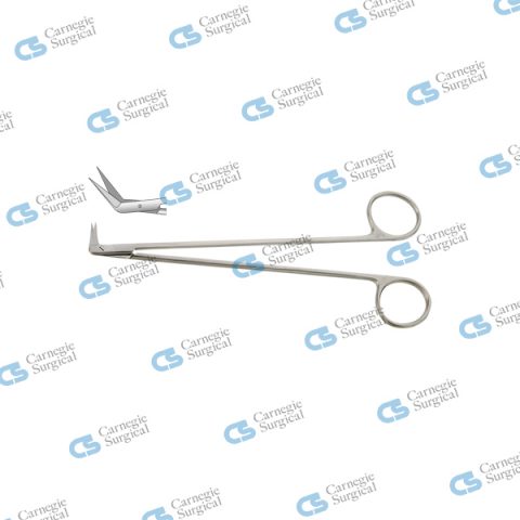 DIETHRICH-HEGEMANN Coronary scissors fine blades 45 deg angled