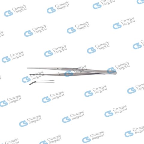 SEMKEN Dressing forceps serrated curved