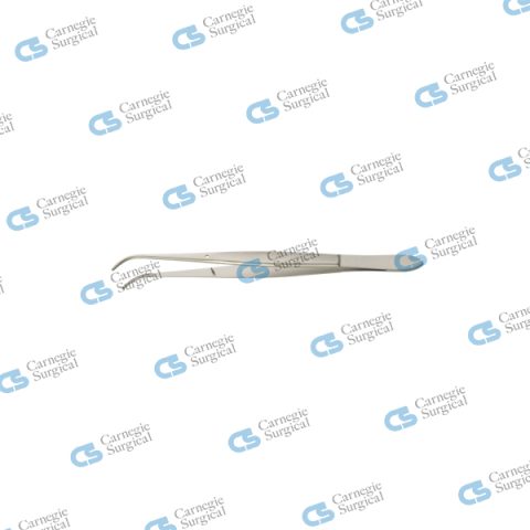 CUSHING Dressing forceps serrated curved