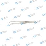 CUSHING Dressing forceps curved smooth