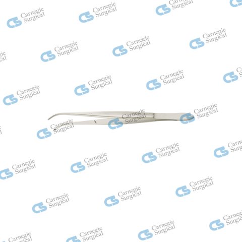 CUSHING Dressing forceps curved smooth