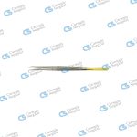 Micro Dressing and suture forceps diamond coated jaws counter balanced handle straight