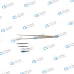 DEBAKEY Atraumatic tissue forceps straight extra long 1.5 mm tip straight