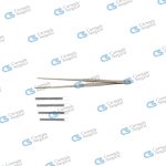 DEBAKEY Atraumatic tissue forceps straight extra long tip 2.7 mm