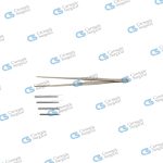 DEBAKEY Atraumatic tissue forceps straight extra long tip 3.5 mm
