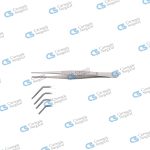 DEBAKEY Atraumatic tissue forceps angled tip 2 mm