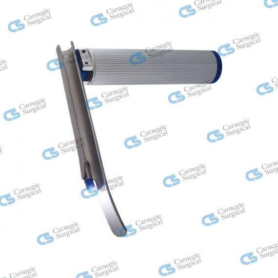 MILLER Laryngoscope blade & handle combos with aluminium handle disposable