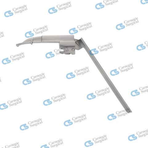 Pediatric laryngoscope integrated blade flexible tip reusable