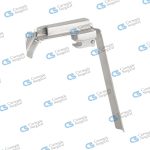 Pediatric laryngoscope integrated blade flexible tip reusable