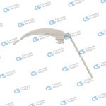 Laryngoscope blade flexible tip reusable