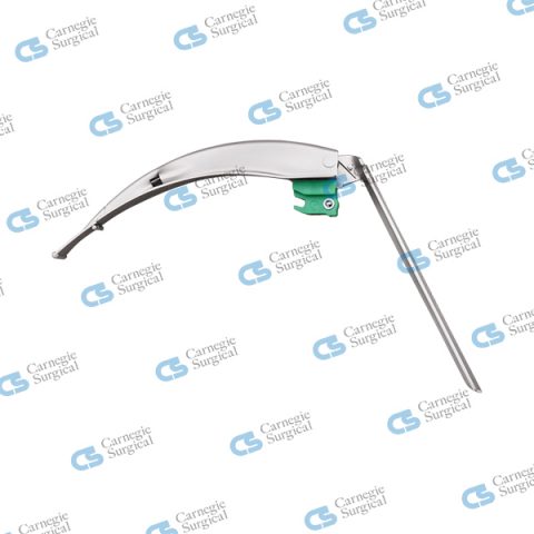 Green system laryngoscope blade flexible tip disposable