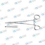 HALSTEAD MOSQUITO Haemostatic Forceps straight 1x2 teeth