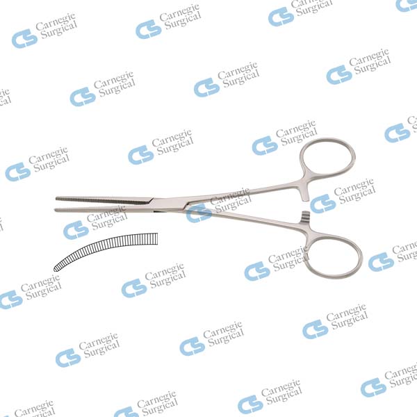 ROCHESTER-PEAN Haemostatic forceps curved
