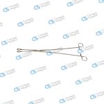 FOERSTER Sponge holding forceps extra long serrated jaws