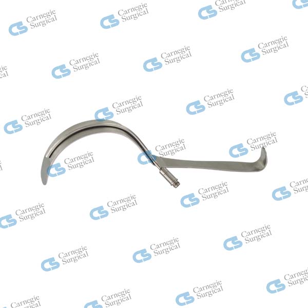 DEAVER Retractor flat handle with light guide DEAVER Retractor flat handle with light guide
