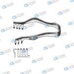 FINSEN Self-retaining retractor blunt