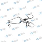 PLESTER Self-retaining retractor right solid blade