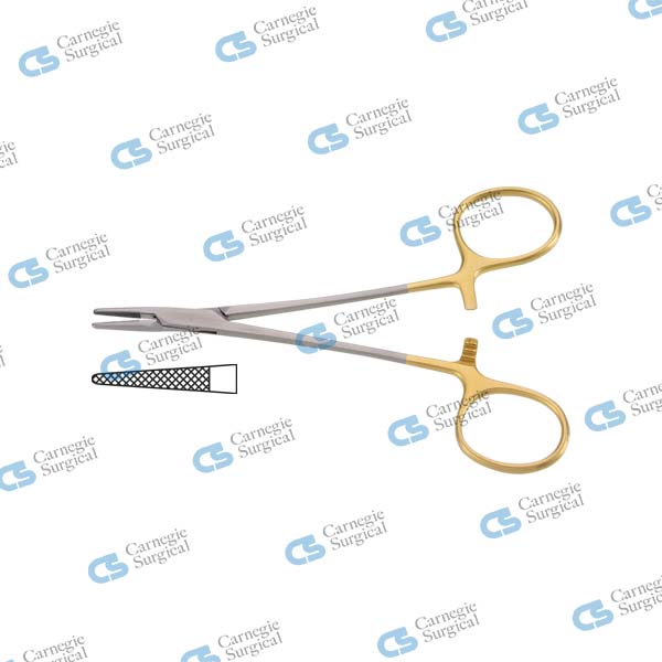 HALSEY Needle holder TC serrated HALSEY Needle holder TC serrated