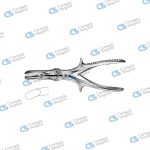 STILLE LUER Bone rongeur slim jaws curved
