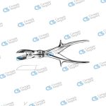 STILLE-LISTON Bone cutting forceps straight