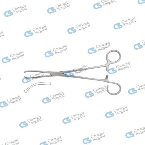 COLVER Tonsil seizing forceps curved