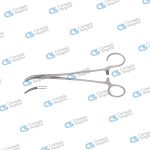 SCHNIDT Tonsil haemostatic forceps open ring