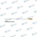 Liposuction cannula one central hole on upper side
