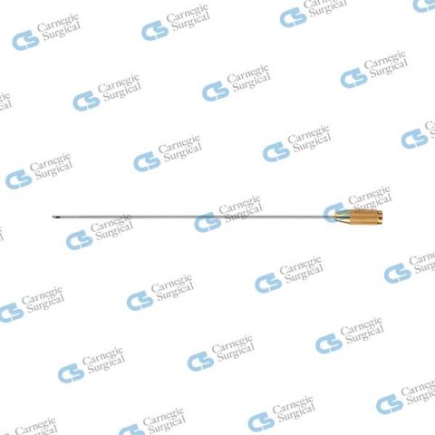 Liposuction cannula top tip with hole