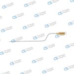 ENTNER Liposuction cannula bayonet shaped