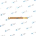 Handle for cannula with connection thread for cannulas hose connection