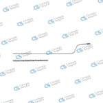 ENTNER Liposuction cannula bayonet shaped with luer-lock conn