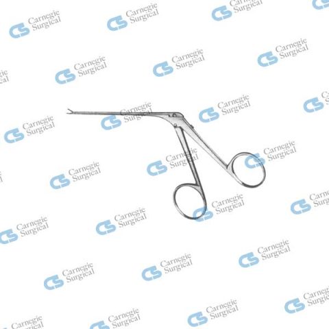 Micro Ear forceps, cupped shaped straight
