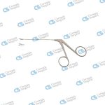 WULLSTEIN Micro ear scissors curved right