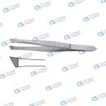LITTAUER Cilia forceps flat smooth