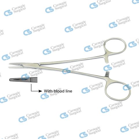 CRILE WOOD Needle holder with blood line