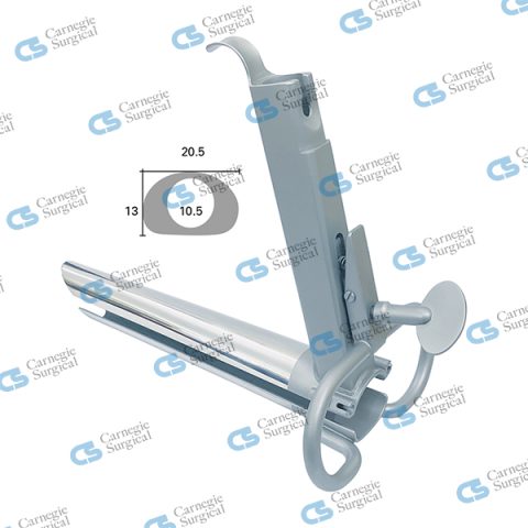 Spreadable operating laryngoscope