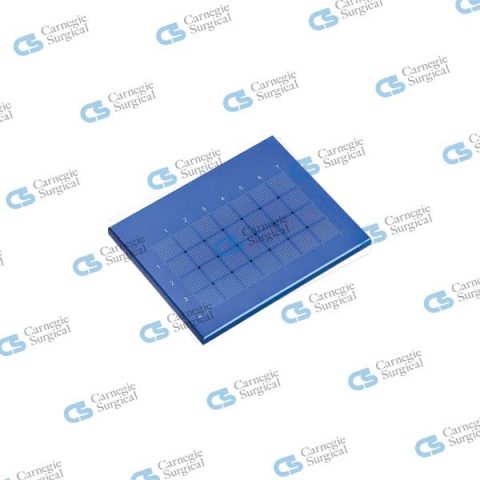 SHEEN Stainless steel grid blue