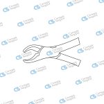 Children extracting forceps lower primary incisors & roots 151K