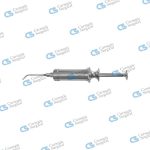 Water syringe complete with one luer-lock cannula self filling, all metal, 10 ml