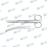 Operating scissors sharp/blunt curved