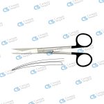 Operating scissors sharp/sharp curved supercut
