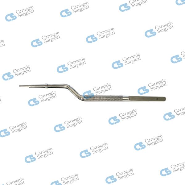 TEBBETTS Forceps, bayonet shaped, round handle TEBBETTS Forceps, bayonet shaped, round handle