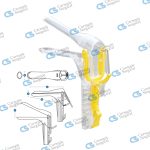 Disposable vaginal speculum small